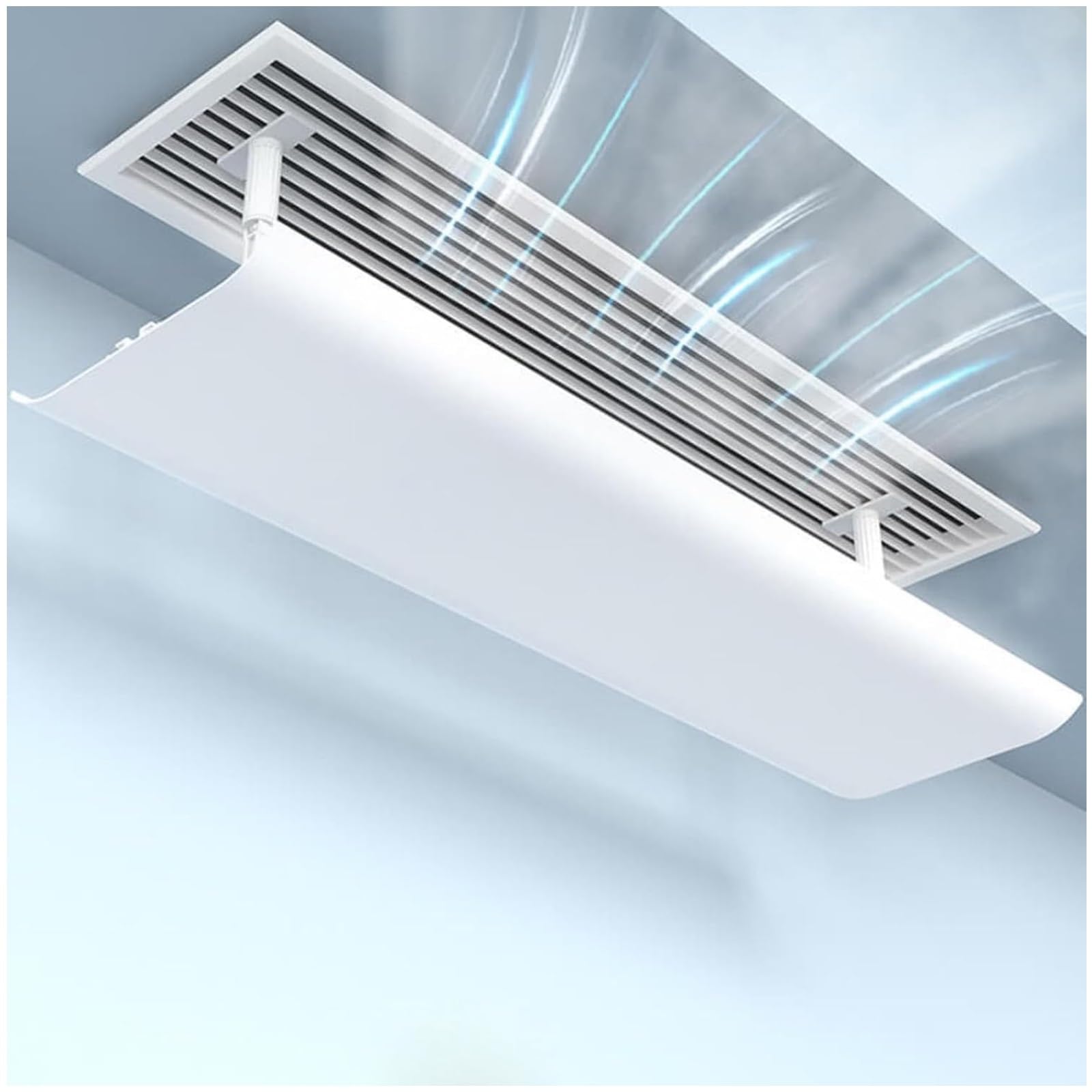 Deflettore per condizionatore d'aria, facile da pulire e installare, previene la condensa, adatto per montaggio a soffitto o laterale, 70 x 30 cm