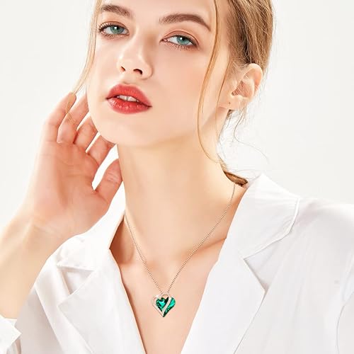 Miniatura 3 de Love Heart Pendant Necklaces for Women Crystals Jewelry Gifts for Women Her Girlfriend Mother's Wife Christmas Birthday Anniversary Valentines Day