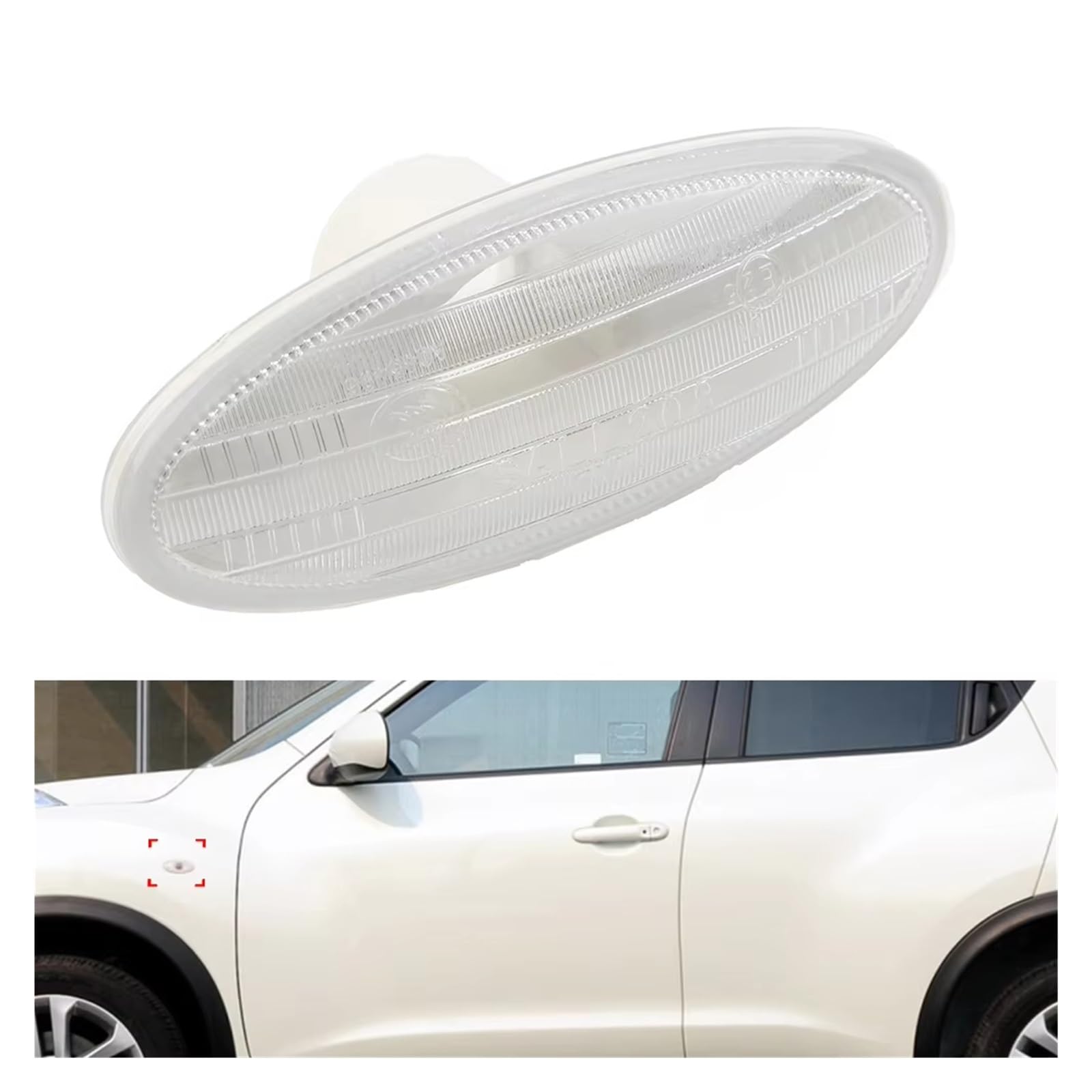 Freccia Specchietto Per Nissan Per Cube Per Juke Per Leaf Per Qashqai 2011-2014 26160-8990A Copertura Alloggiamento Lampada Luce Posizione Laterale