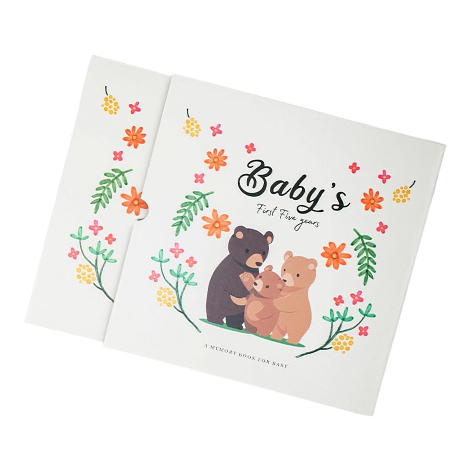 Libro dei ricordi per tracciare le pietre miliari del primo anno, per registrare la crescita del bambino, lo sviluppo del bambino per i genitori