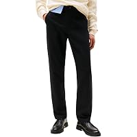 Tommy Hilfiger Uomo Pantaloni Chino Brushed Melange Denton Straight Fit
