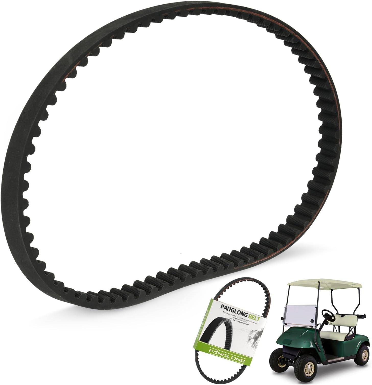 Panglong EZGO Timing Belt Gas Golf Cart, for 1991-Up EZGO Models with295cc & 350cc 4 Cycle Engine OEM# 26626-G01