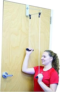 CanDo Over Door Shoulder Exerciser, Dual Pulley with Door Bracket