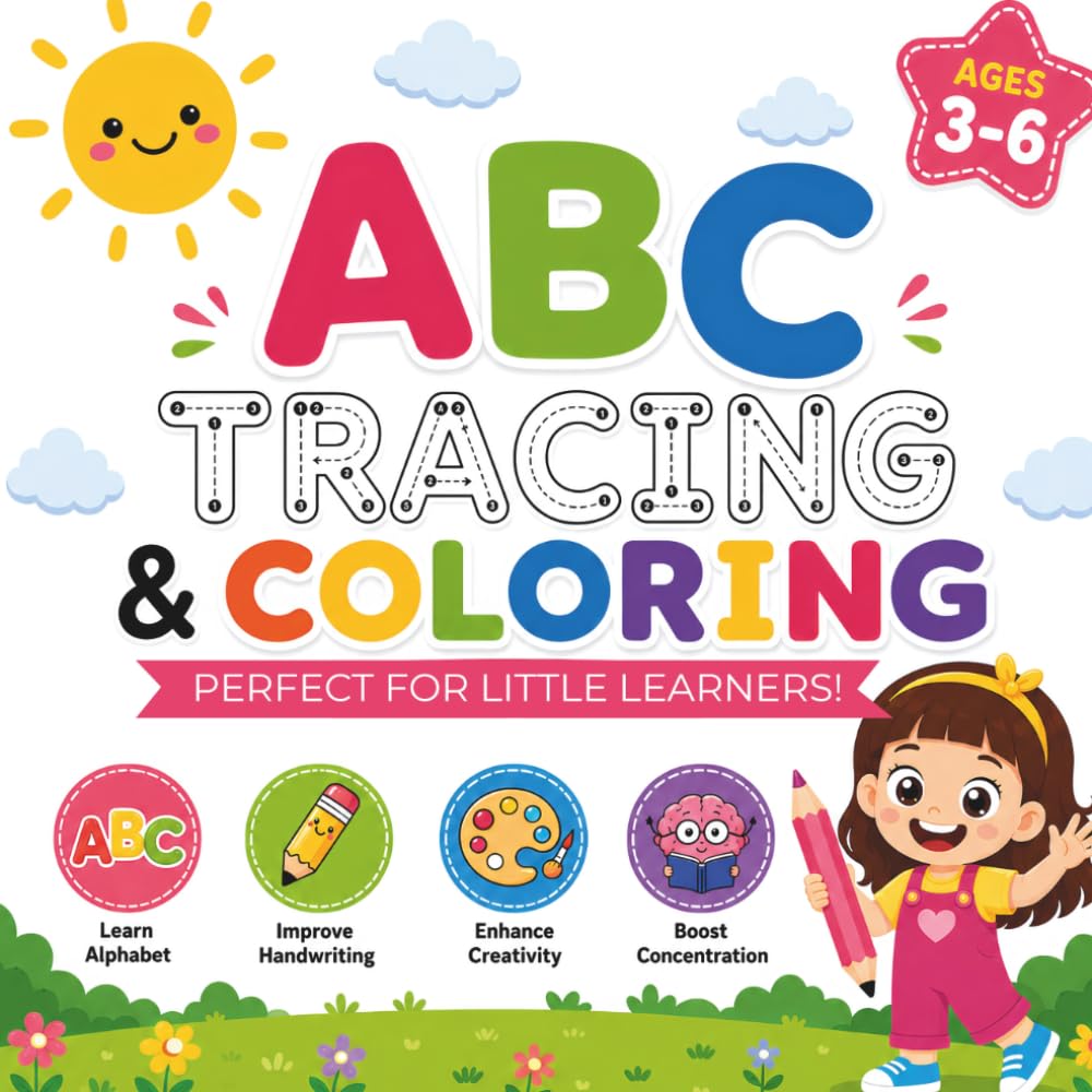 ABC Tracing & Coloring: Perfect for little learners!