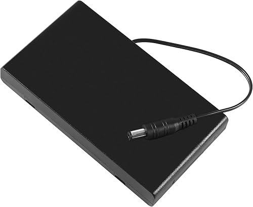 Miniatura 5 de Aobao 3 unids 8x1.5V 12V AA caja de la caja del sostenedor de la batería con DC 0.217x0.083 in conector macho con cable interruptor de