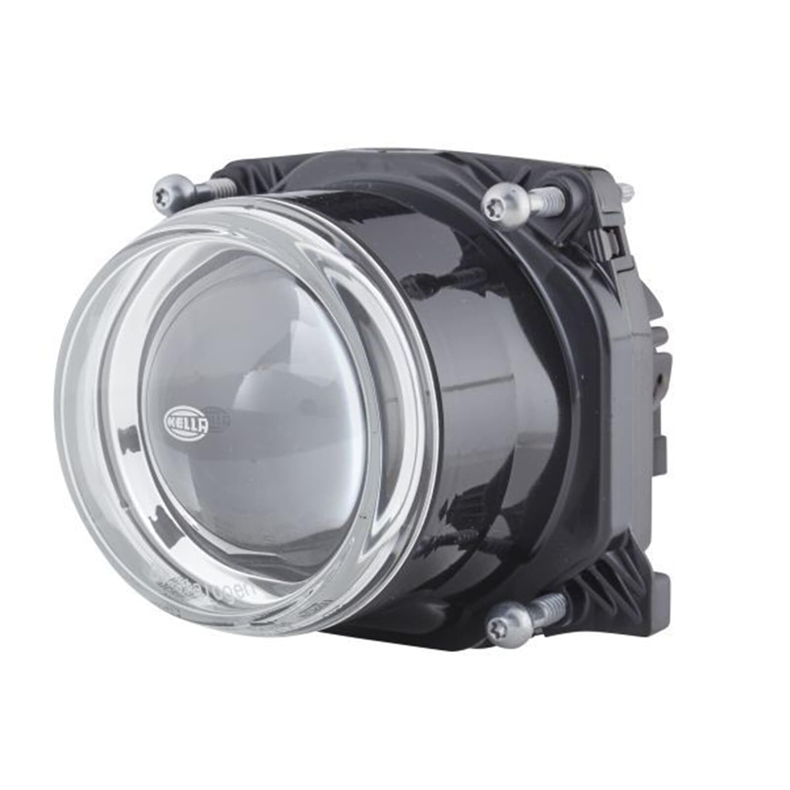 HELLA 1LL 009 998-011 DE/FF/Halogen-Hauptscheinwerfer - 90mm Performance - 12V - rund - Einbau - gehärtete Streuscheibe - Stecker: AMP - vorne links/vorne rechts