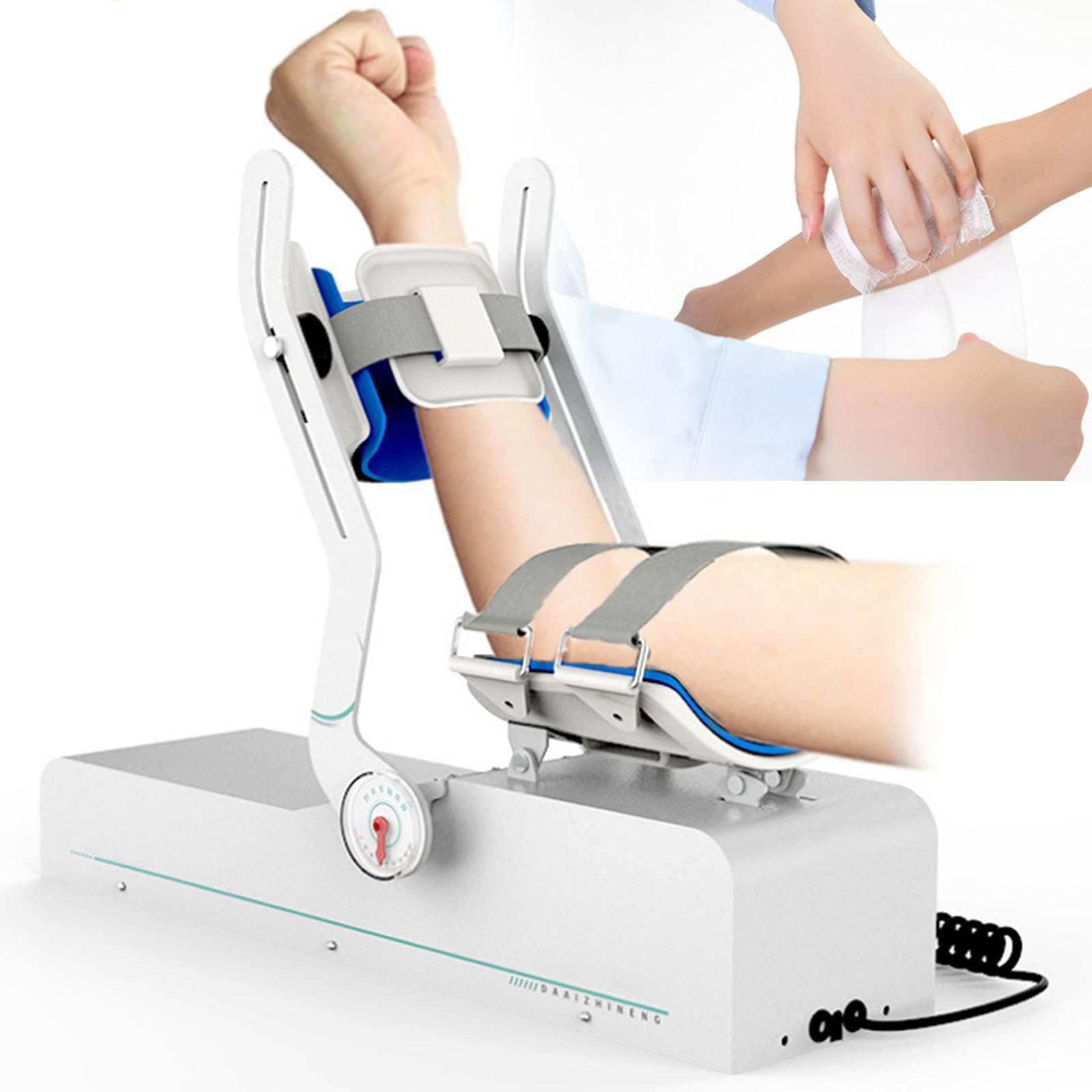Protezione per Il Gomito, Dispositivo Elettrico per La Riabilitazione Dell'articolazione Del Gomito, Angolo Regolabile Da -20° a 150°, Per Pazienti Con Emiplegia Da Ictus