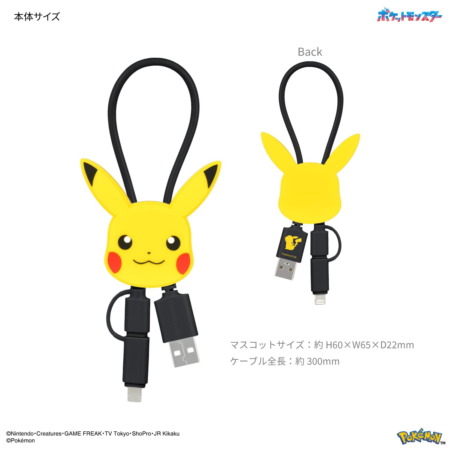 Amazon.co.jp: グルマンディーズ ポケットモンスター マスコットカバー