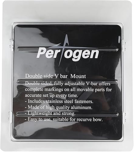 Miniatura 6 de SHARROW Estabilizador de arco de tiro con arco de barra en V de un solo lado y doble totalmente ajustable, montaje en V de desconexión rápida