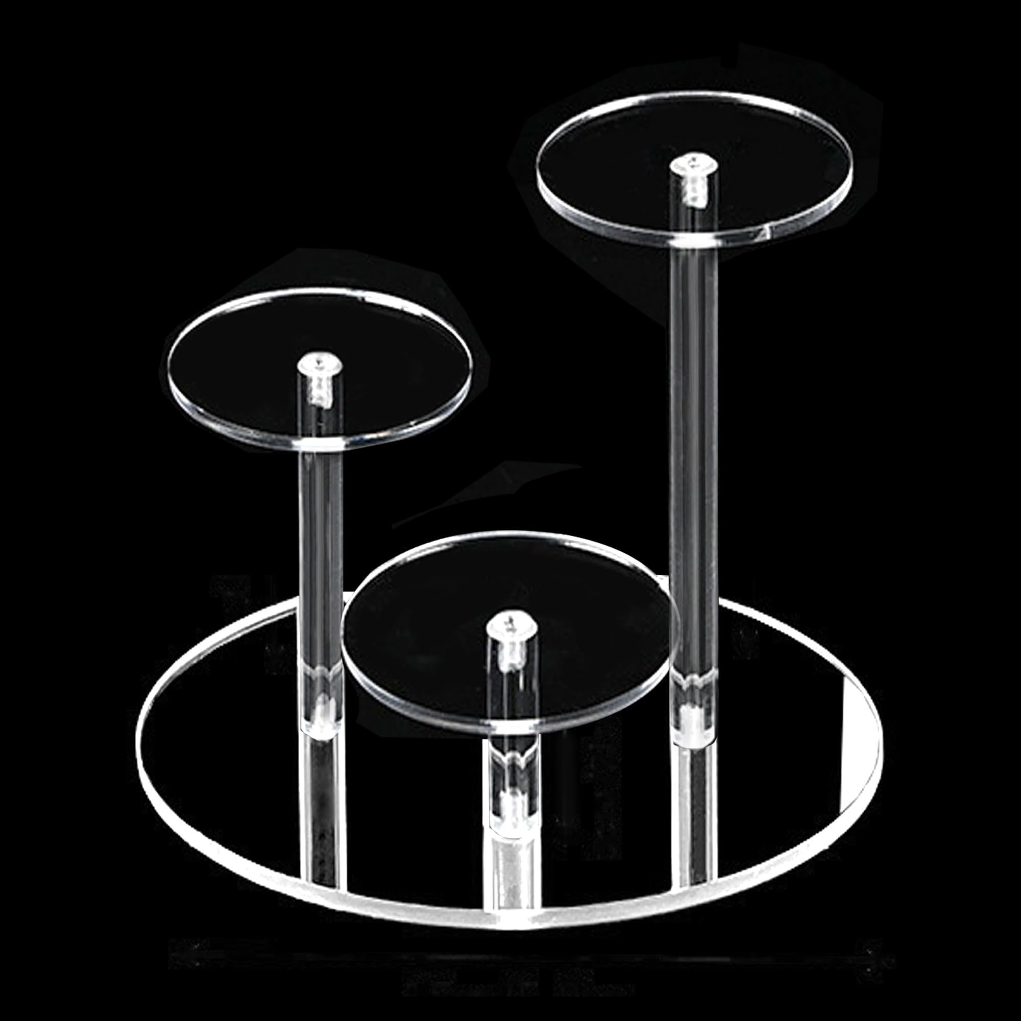 Espositore Profumi Kytpyi 7 Livelli - In Acrilico Trasparente, Base 15cm, Per Casa E Negozio, Facile Montaggio - Foto 12