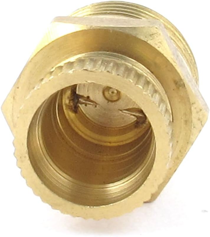 uxcell 16mm 3/8BSP Male Thread Water Drain Valve 21mm Long for Air Compressor