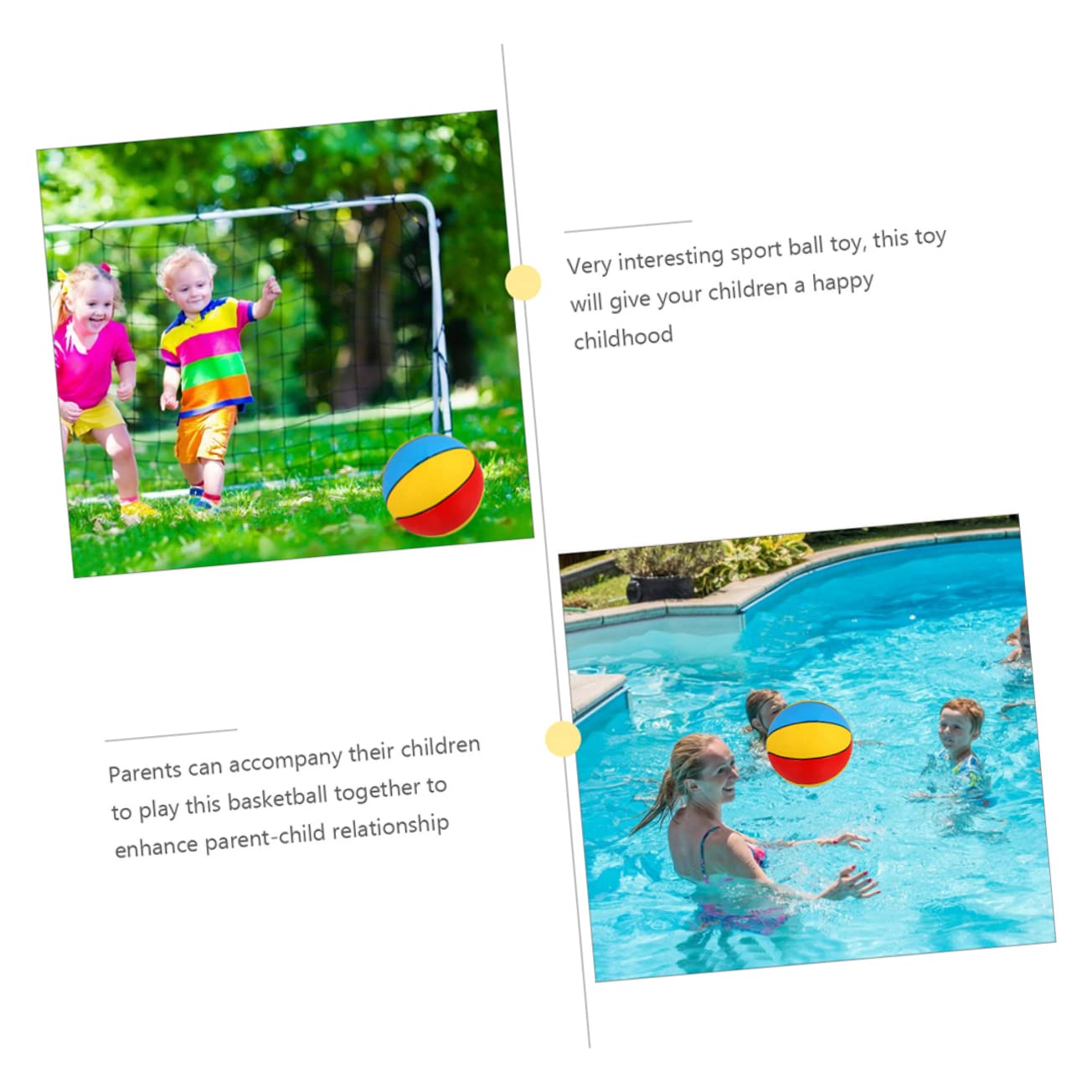 5 Pcs Balones de Playa Inflables de PVC, Juguetes de Playa para Niños, Bolas de Piscina para Fiesta de Verano y Actividades al Aire Libre