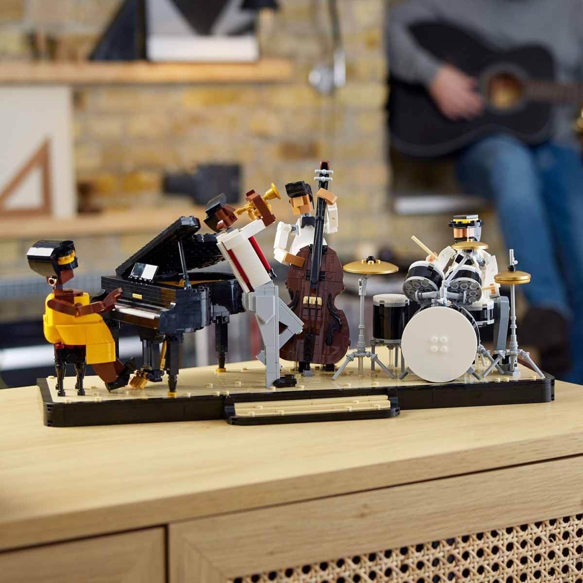 Lego® Ideas Jazz Quartet 21334 Building Kit; Build-and-Display Model for Adults with a Passion for Music