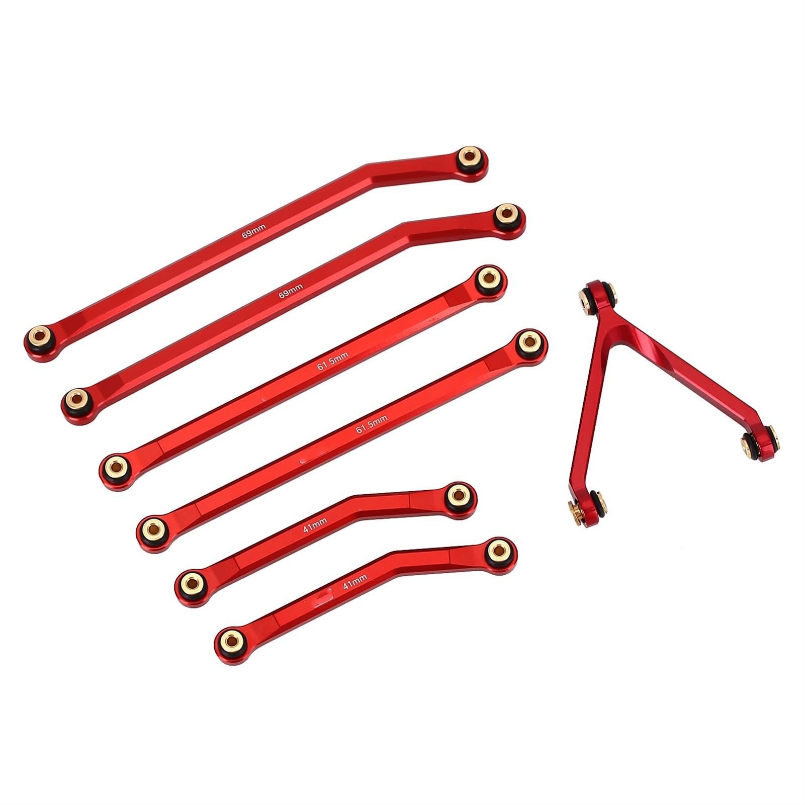 CNC aluminiowe łączniki podwozia o dużym prześwicie 1/24 zdalnie