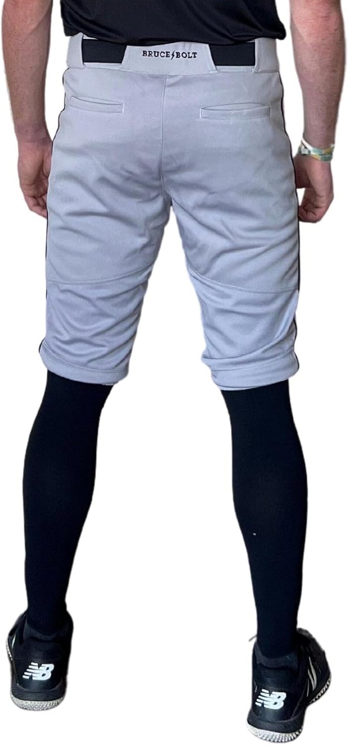 BRUCE BOLT Men's Premium Pro Baseball Short Knicker Pant - Multiple Colors - Adult Sizes