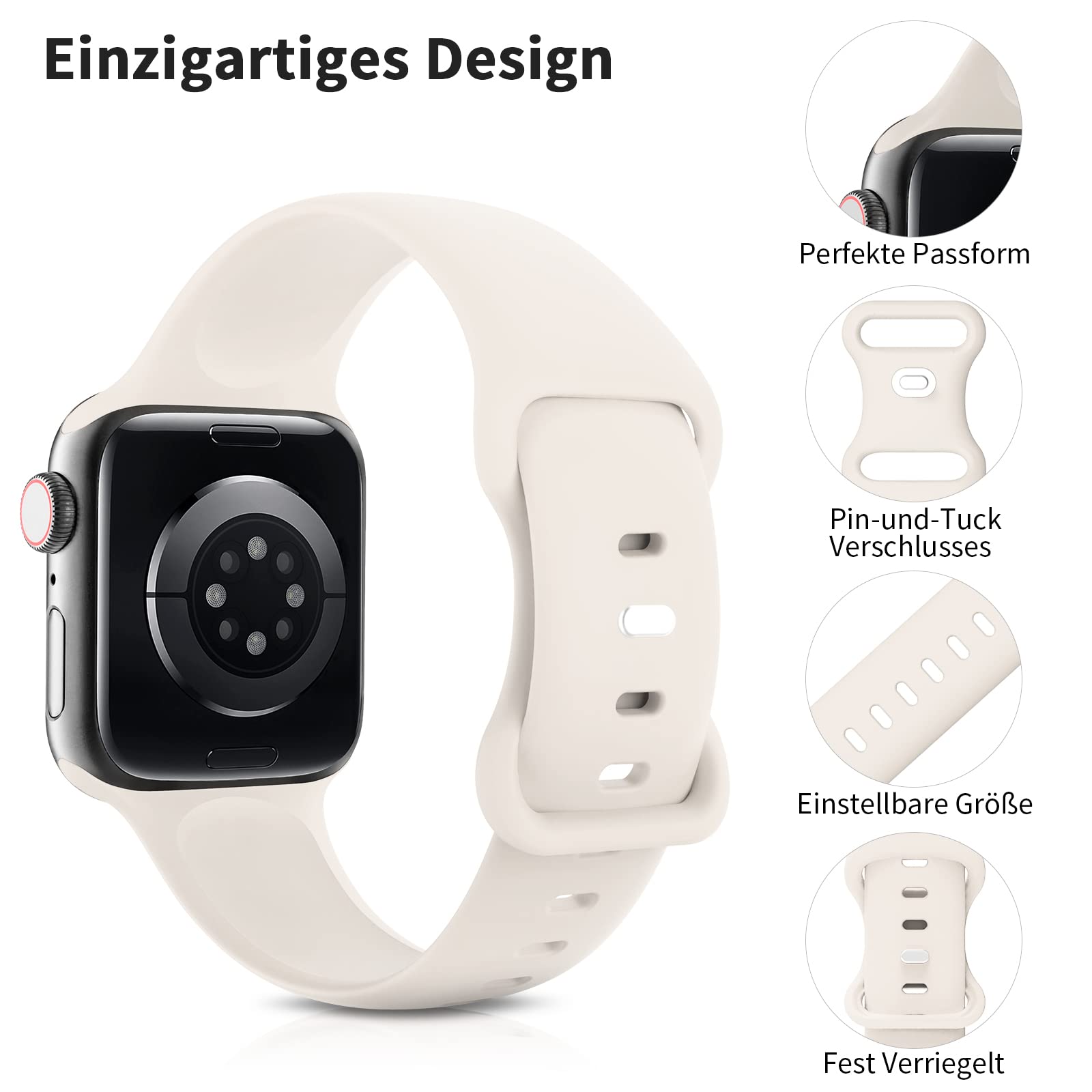 Higgs 3 Pezzi Cinturini Compatibile con Cinturino Apple Watch 41mm 40mm 38mm 42mm 44mm 45mm Ultra 2 49mm Donna e Uomo, Bracciale Sportivo in Silicone Morbido per iWatch Series 9 8 7 SE 6 5 4 3 2 1
