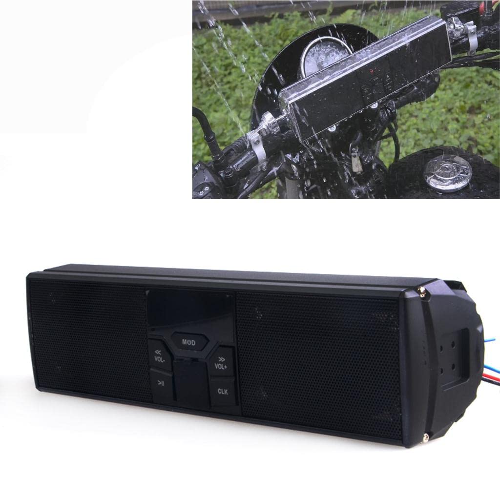 CALANDIS Motorcycle Audio Sound System APP Control FM Radio Stereo 15 Watts Speakers Black-image-49