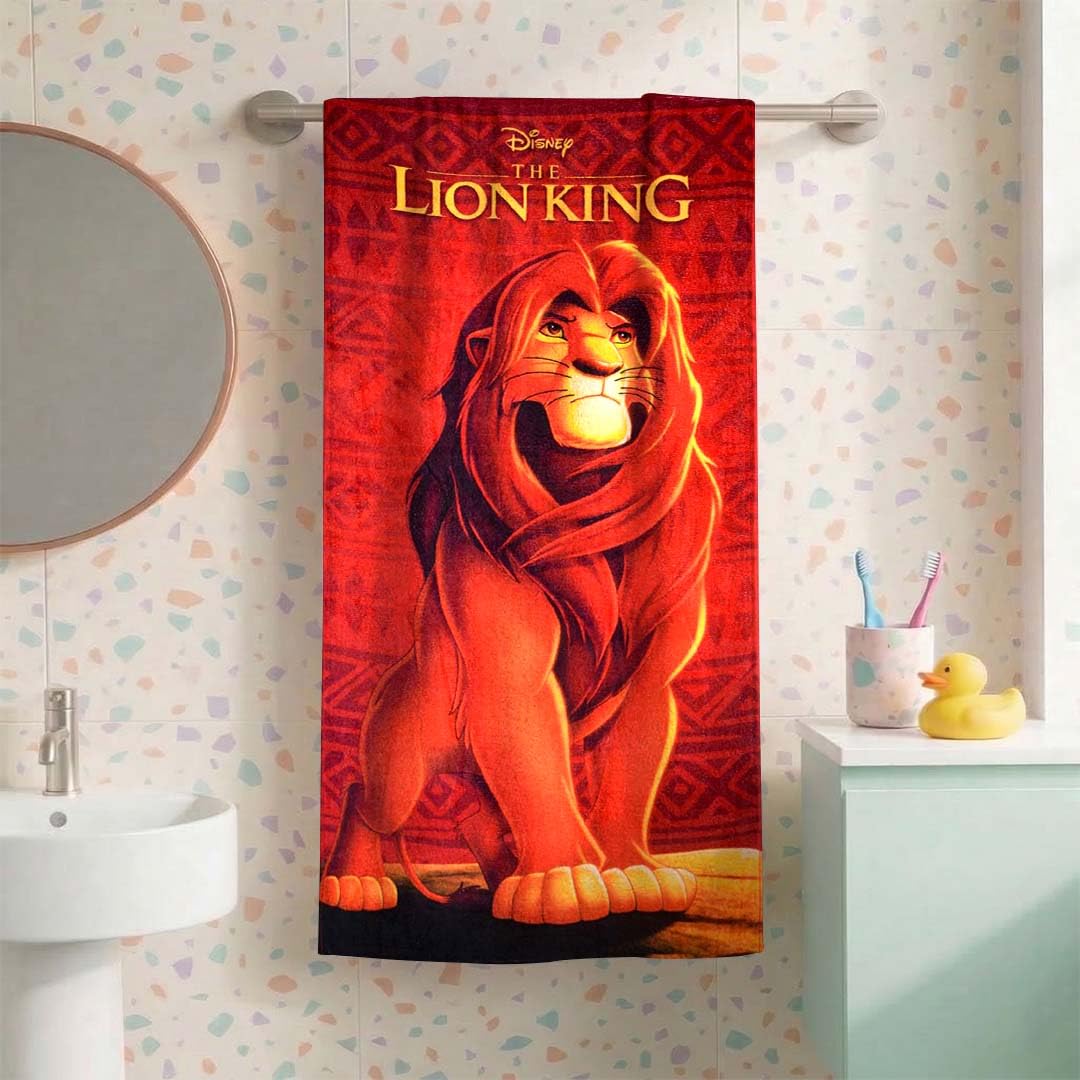 Disney Lion King Kids Bath Towel, Super Absorbent, Attractive Print for Kids.-image-4