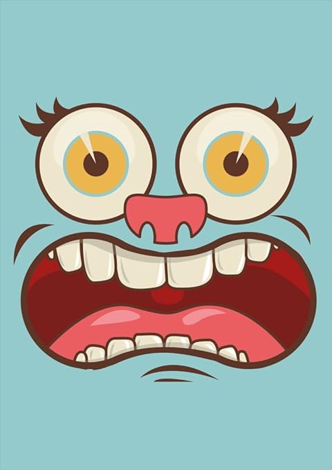 Amazon ポスター ウォールステッカー シール式ステッカー 飾り 127 L版 写真 フォト 壁 インテリア おしゃれ 剥がせる Wall Sticker Poster ユニーク 水色 キャラクター イラスト ウォールステッカー オンライン通販