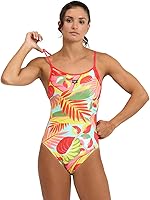 Vista 1 de Arena Traje de baño Performance Tropic con espalda de encaje para mujer