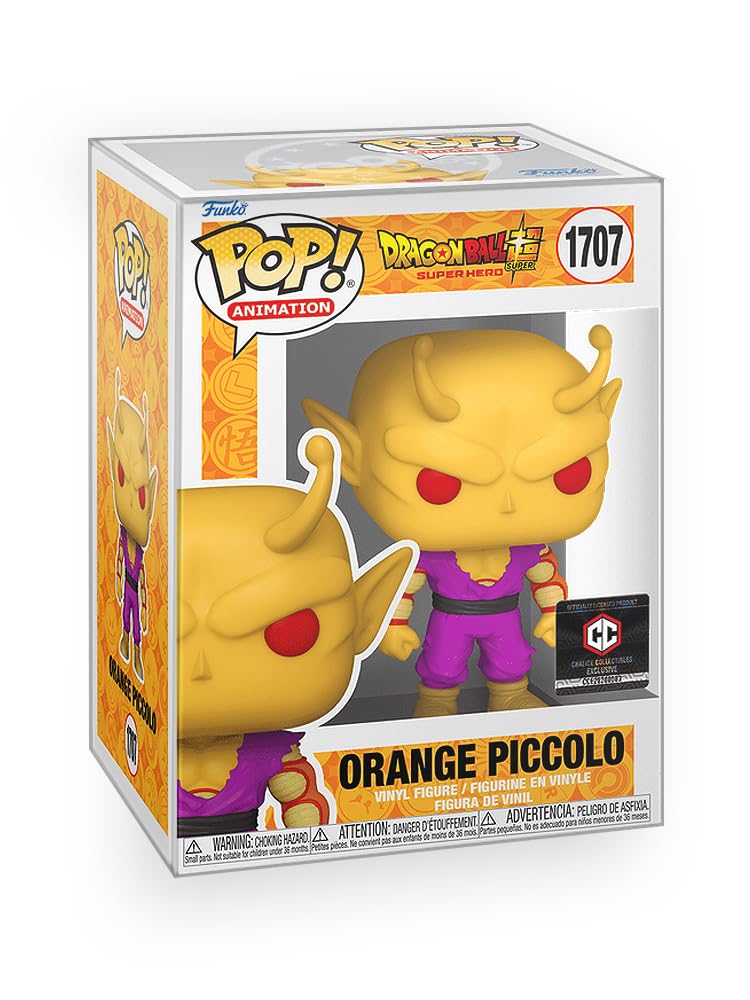 Funko Pop Dragon Ball Super Piccolo naranja exclusivo figura anime con protector de caja