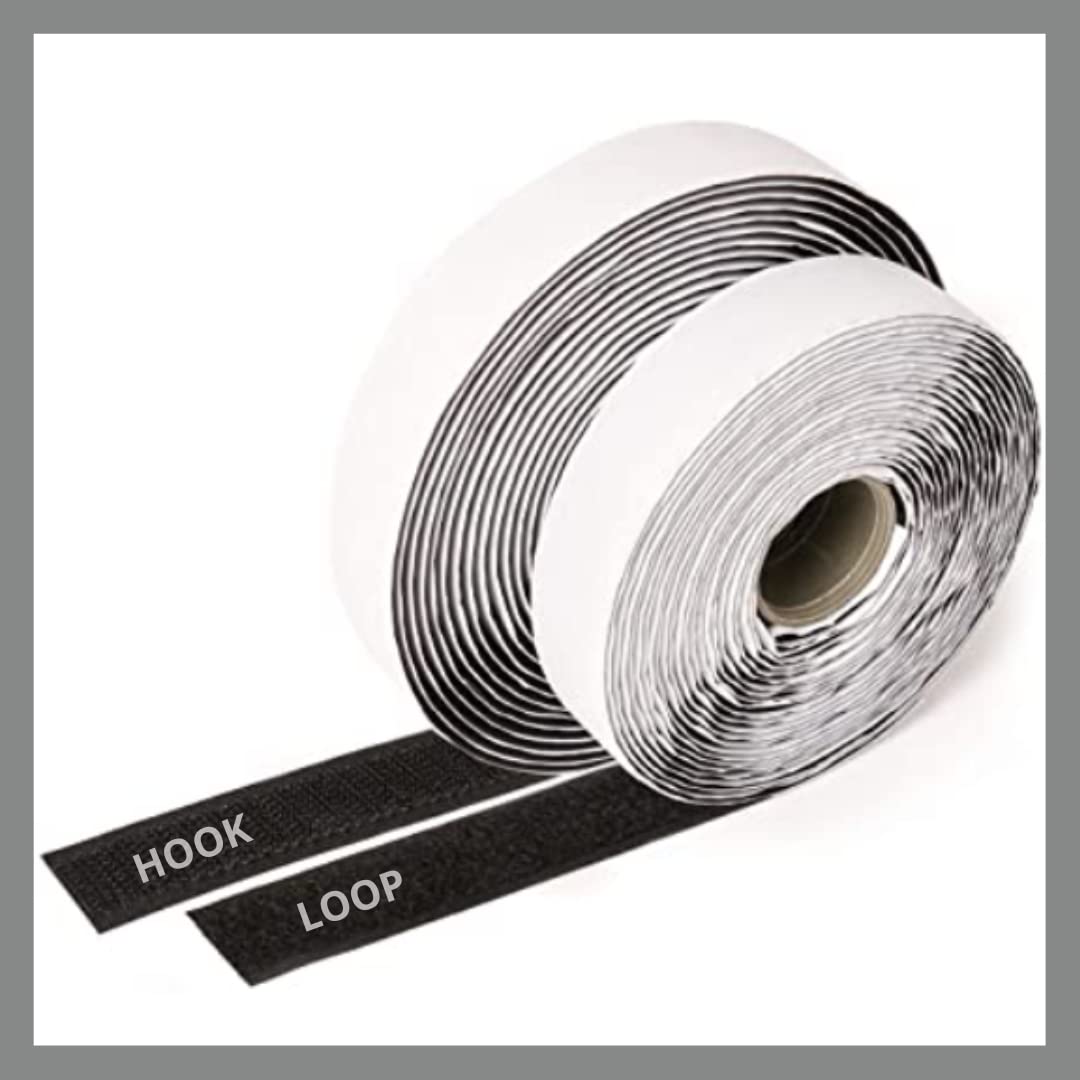 ARMORX Self Adhesive Fastener Hook & Loop Multi-Functional Mounting Stick-On Tape - Black - 80 feet (B0BCVWT9LP) Amazon Price History, Amazon Price Tracker