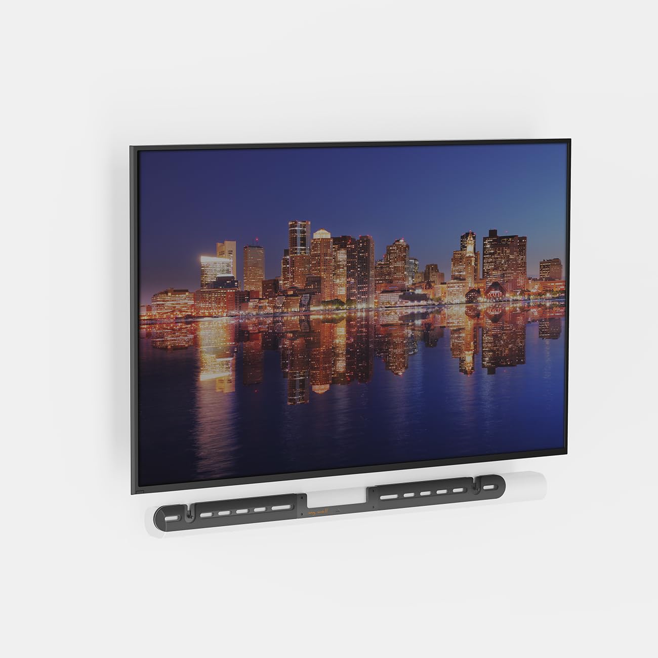 My Wall Support Mural pour Barre de Son Sonos® Arc Ultra HS29L – Design Fin, Amortissement Anti-Vibrations, Montage Flexible au-Dessus et au-Dessous du téléviseur