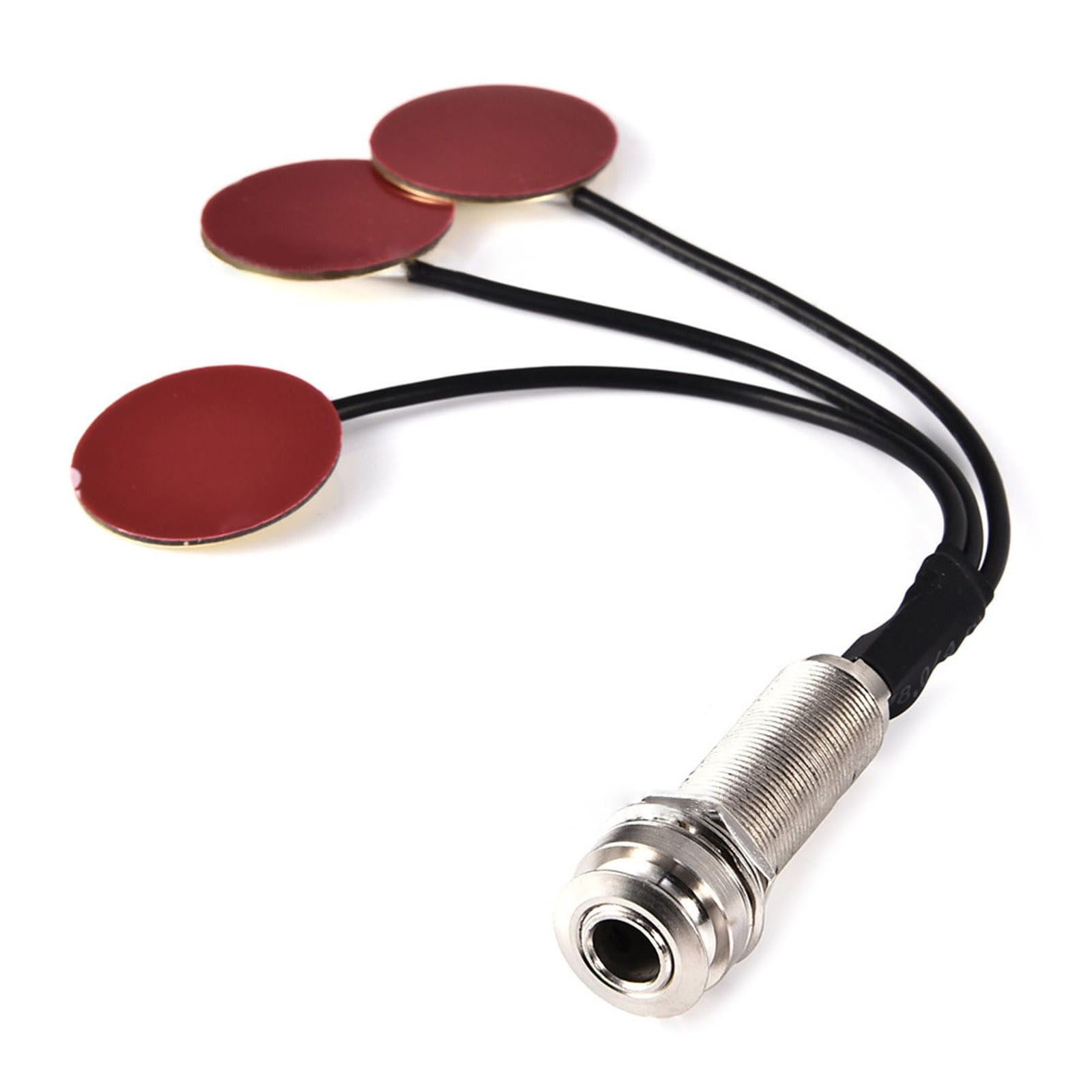 Yuxita Red Microphone Pickup Guitar Sound Transducer Guitar Preamp Piezo Pickup Thumb Piano Pickups Mandolin Pickup