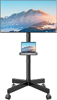 Suport mobil pentru TV MOUNTUP, pentru ecrane de 23-60 inch, tip plasmă, LCD, LED, cu reglare a înclinării și a înălțimii, sarcină maximă 35 kg, VESA 400x400, EU1117B 1