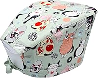 Vista 122 de Print Scrub Caps - Sombrero perfecto para enfermeras, médicos y EMTs..
