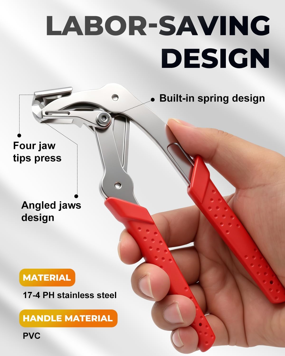 4Pcs Car Clip Pliers with 2 Fastener Removal Tool, Auto Fastener Clip Removal Pliers, Panel Clip Removal Tool for Automotive Plastic Fasteners, Push Pin & Door Trim, Damage-Free Disassembly