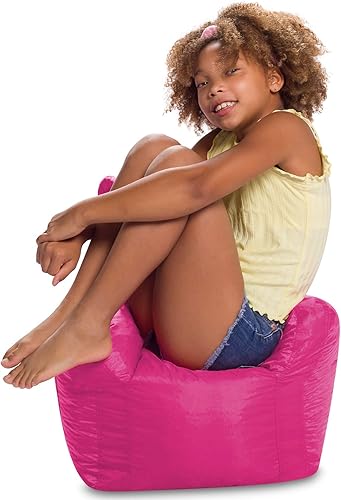 Miniatura 971 de Posh Creations Puf estructurado cómodo para jugar, leer y ver la televisión, Malibu Lounge, tela de lona para colorear, criaturas Criaturas de tela