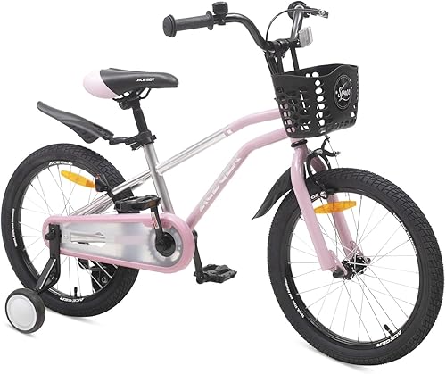Miniatura 16 de ACEGER Bicicleta para niños de 2 a 10 años, estilo BMX, para niños y niñas de 2 a 10 años, bicicleta para niños de 12, 14 y 16 pulgadas, con ruedas