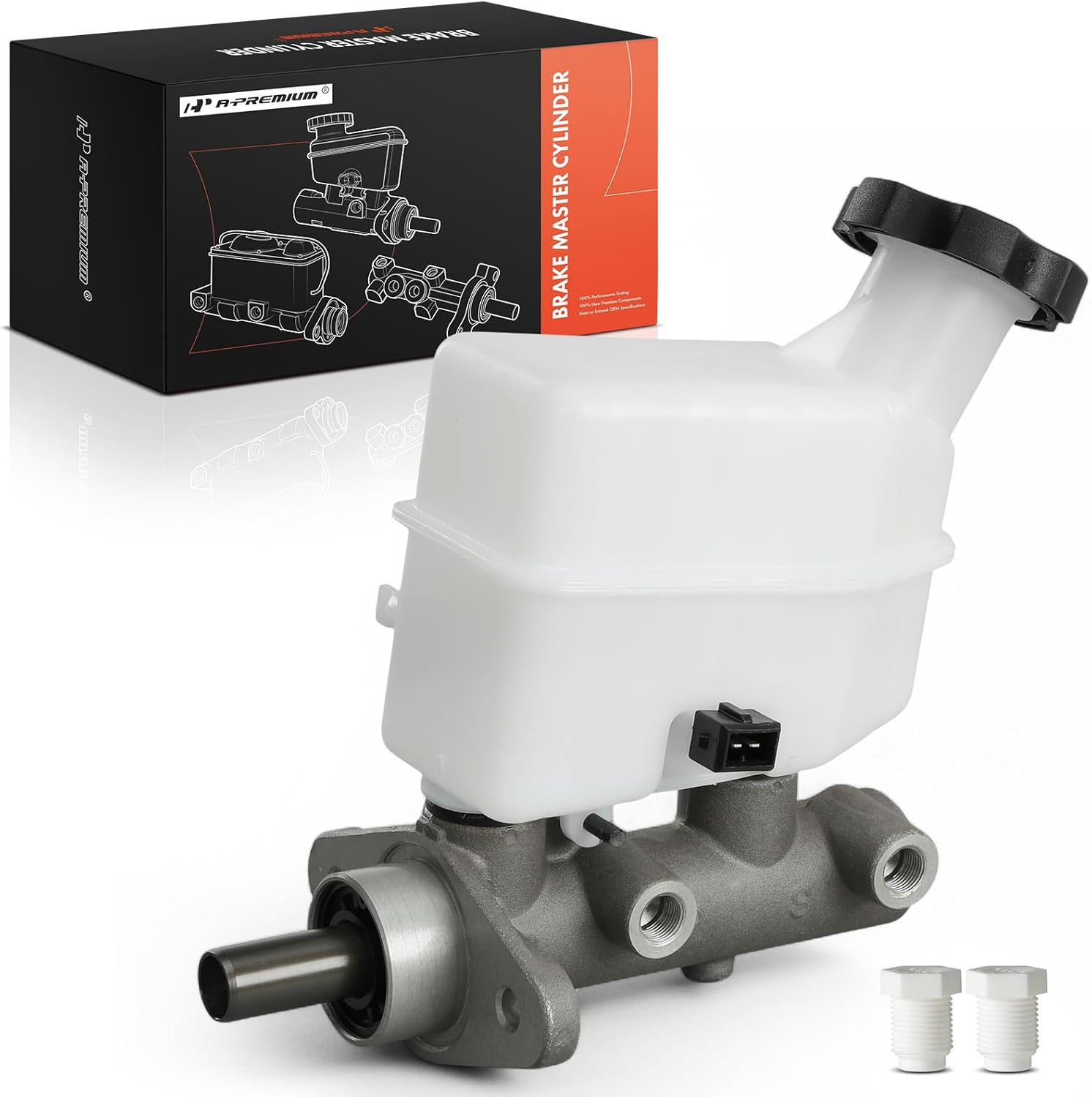 A-Premium Brake Master Cylinder with Reservoir and Sensor Compatible with Hyundai Vehicles - Tucson 2008