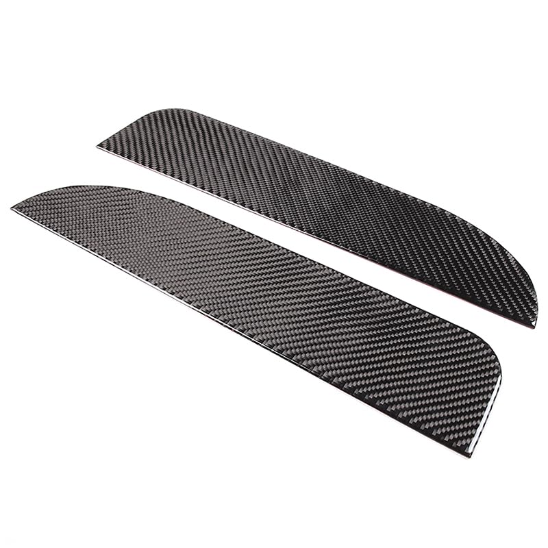 Panneau de porte Fiat 500 2010-2022 : revêtement décoratif robuste anti-chocs carbone