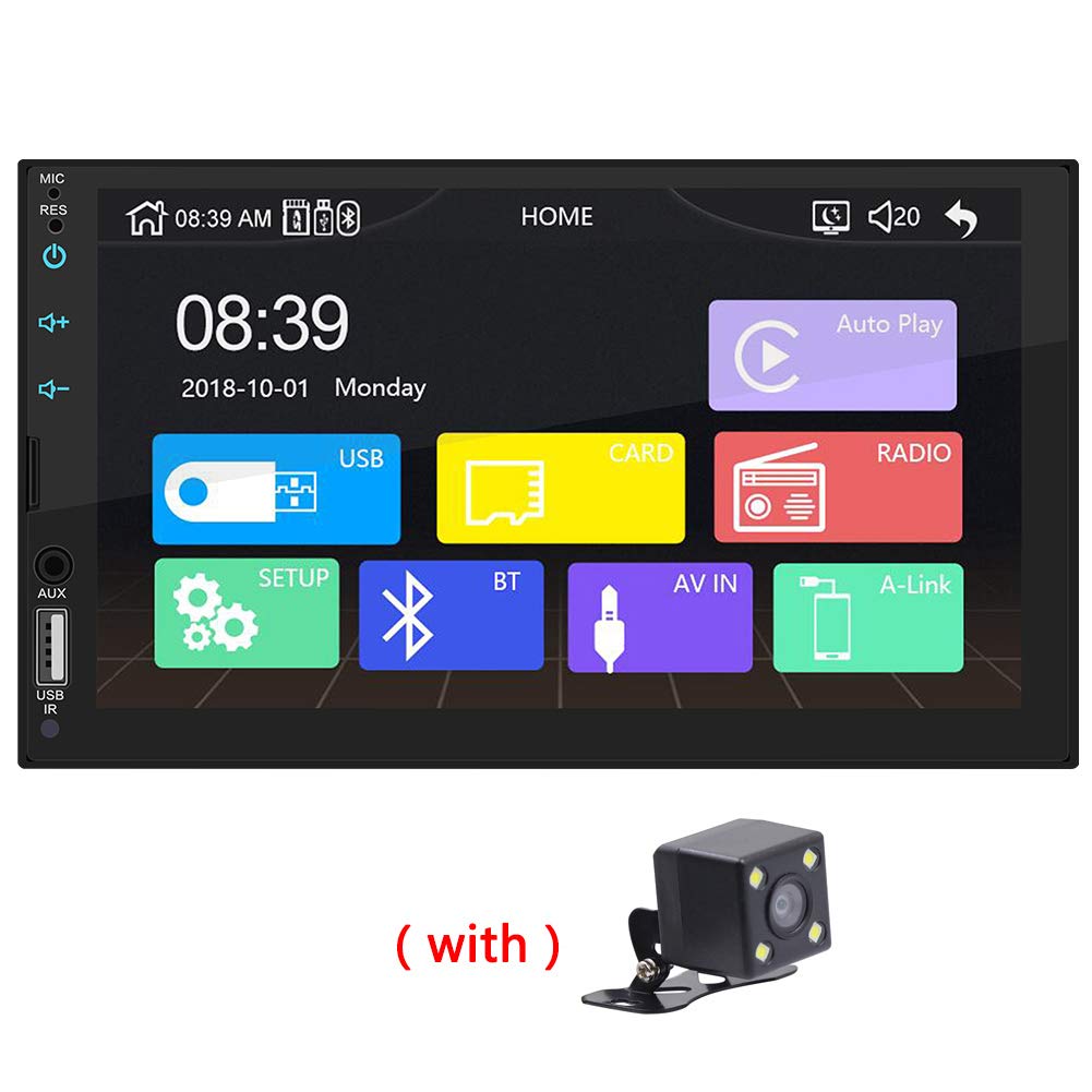 N/A 7" HD Car Stereo Radio USB Link for Apple CarPlay Multimedia Player SWM-X2 With camera