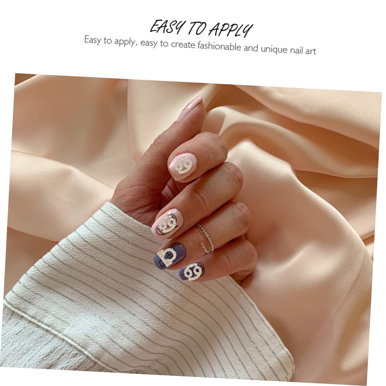 BESTYASH 4 Set Charm Per Unghie Con Decorazioni Per Manicure Eleganti E Uniche Accessori Per Nail Art Te Per E Personale 24 Pezzi * 4