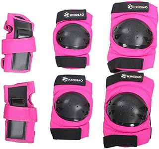 BESPORTBLE 6 Pçs Cinta De Pulso Infantil Ternos Infantis Suporte De Bicicleta Suporte De Skate Suporte De Bicicleta Cotoveleiras Infantis Suportes De Bicicleta Para Bicicletas Suporte De