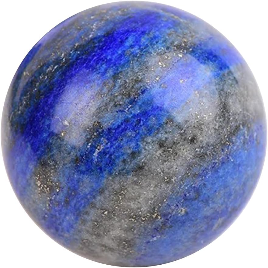 ECYC Ltd 1 Pcs Natural Crystal Stone Ball, Healing Crystals Balls Gemstone Crystal Sphere Decor Divination Sphere for Meditation, Feng Shui, Collection, and Home Decoration, 40-50mm