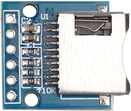 6PCS Mini SD Card Module - Memory Shield, Micro Storage Expansion Board, TF Reader Adapter Compatible With Arduino AVR ARM