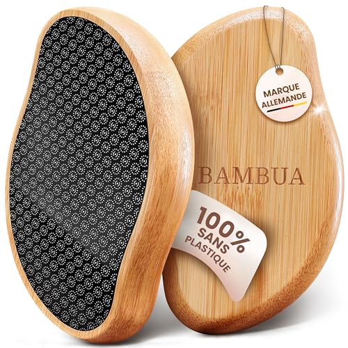 BAMBUA Rapeuse Pieds - (Effet Anti-Callosités 100%) Rape Pied Pour Des Pieds Beaux - Rape Pieds Professionnel Avec Verre Nano Efficace - Lime Pieds Pédicure...