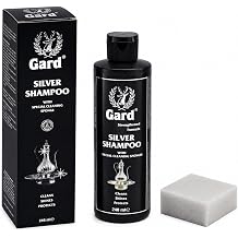 GARD Silver Cleaner and Tarnish Remover Kit, 8.11 Fl Oz Liquid Cleaning Solution with Sponge, Sterling Jewelry, Silverware, Flatware, Antiques, Coins and Tea Sets
