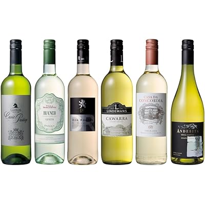 国分 世界6ヵ国を旅する白ワイン6本セット [ 白ワイン6本 750×6本 瓶 ]