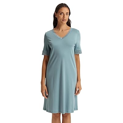 Hanro Moments Short Sleeve Nightgown Women