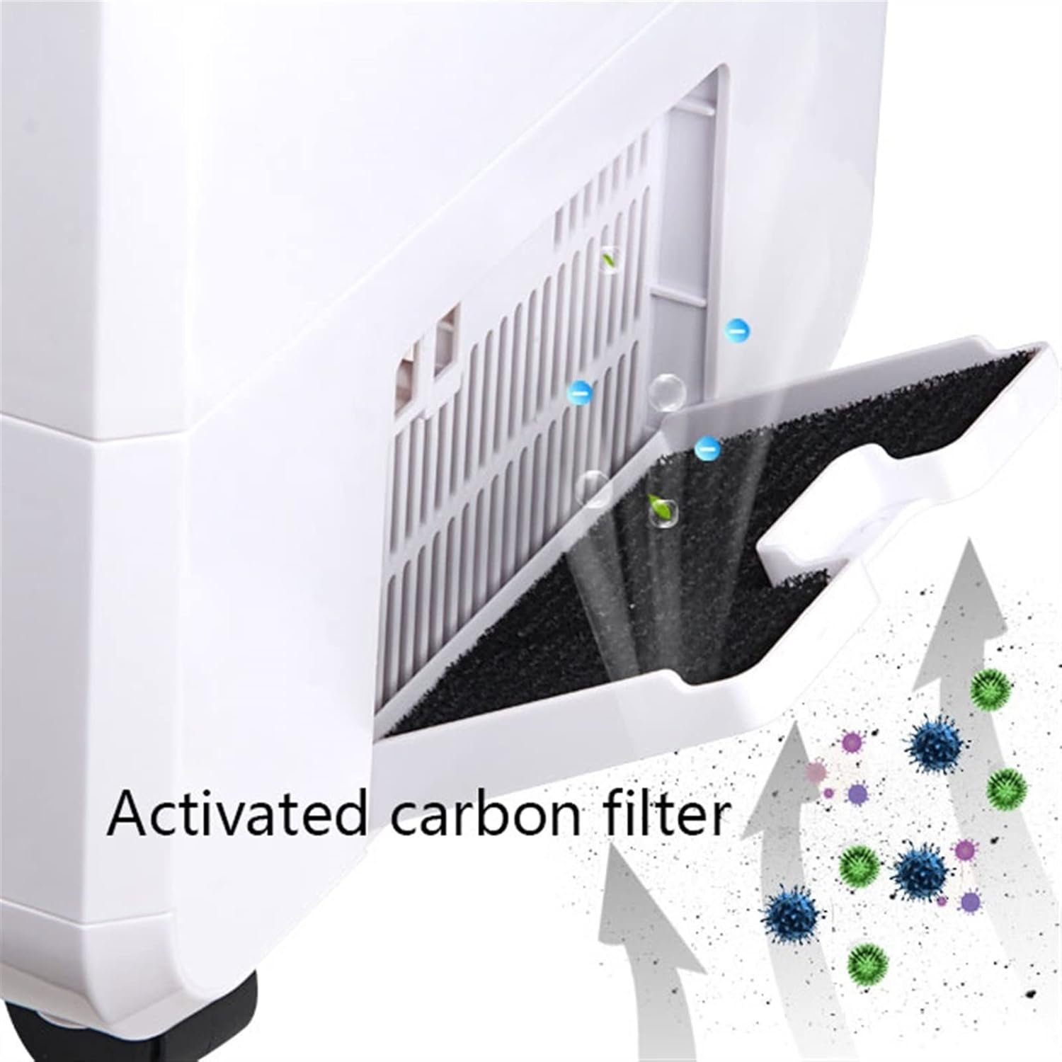 Top Fill Floor-Standing Humidifier with Universal Wheels – 16L Large Capacity Water Tank – Waterless Automatic Shut-Off – Knob Adjustment Easy to Clean