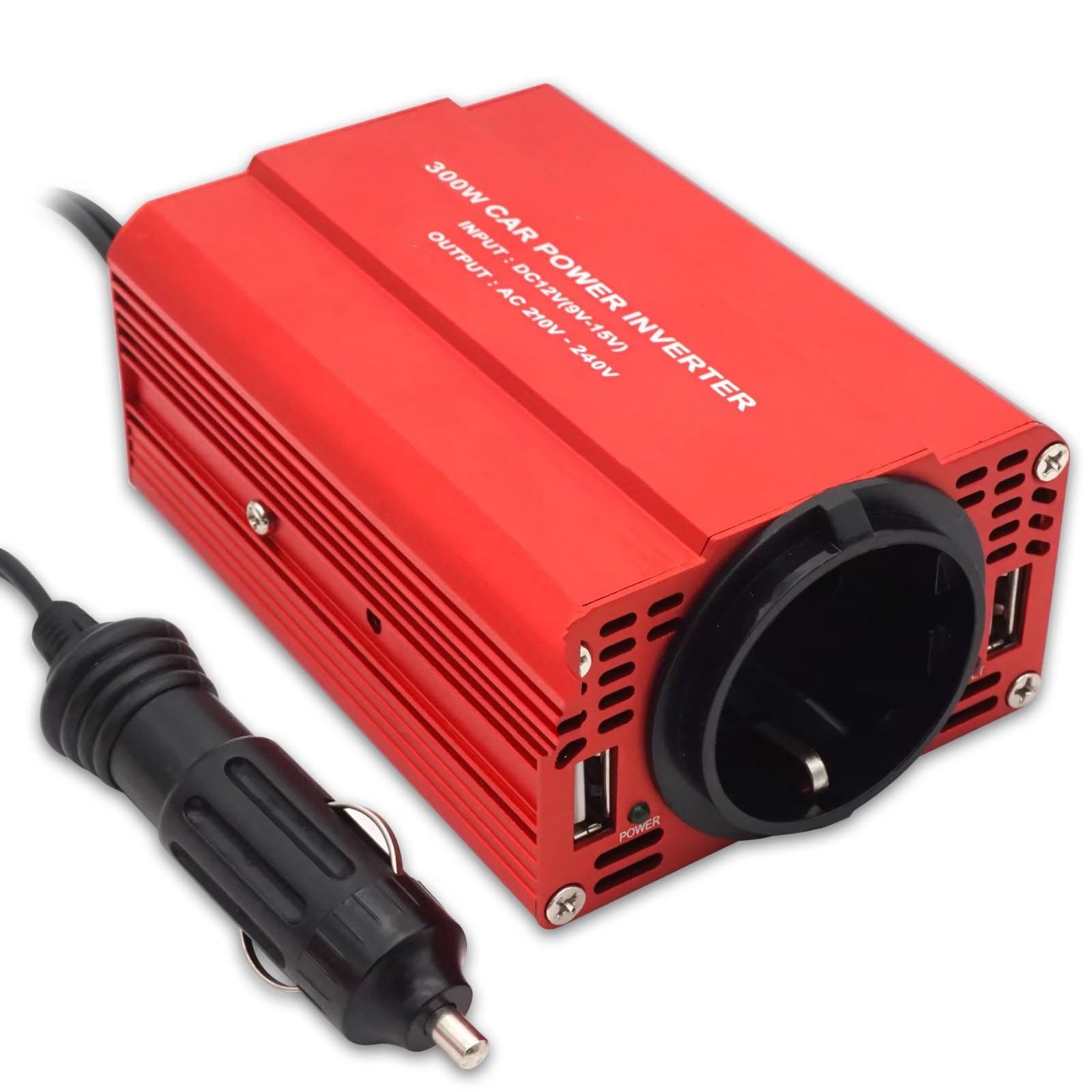 Inverter Onda Pura Inverter Inverter Da 300 W 12 V A 220 V Convertitore Di Tensione Presa Accendisigari Da Auto Doppia Presa USB UE Accessori Auto