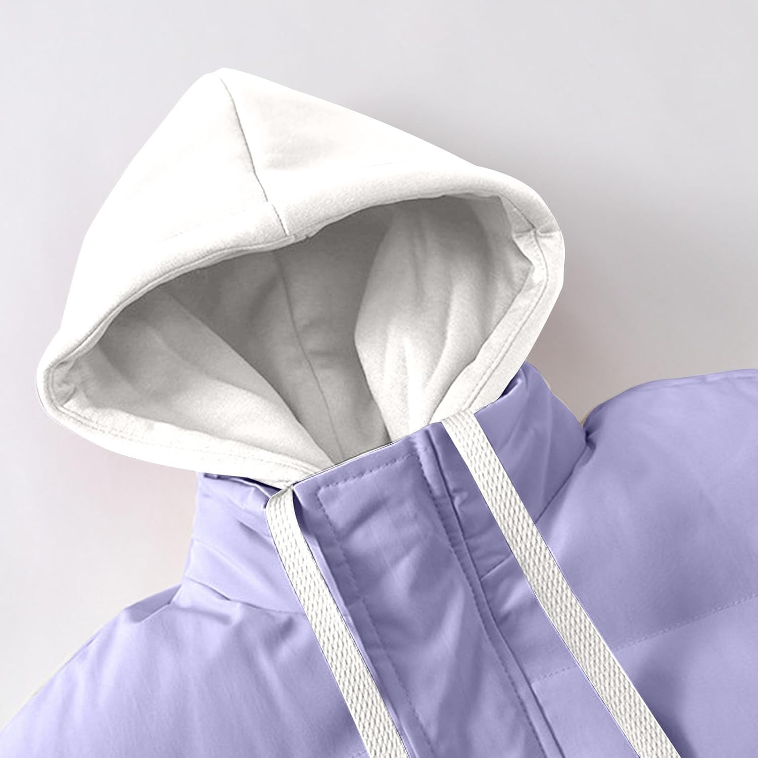Winter Coats for Men 2025 Hood Zip up Long Sleeve Color Block Puffer Jacket Casual Fashion Warm Teen Boys Padded Coat