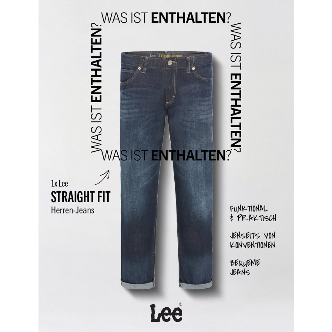 Lee Herren Jeans Straight Fit Xm