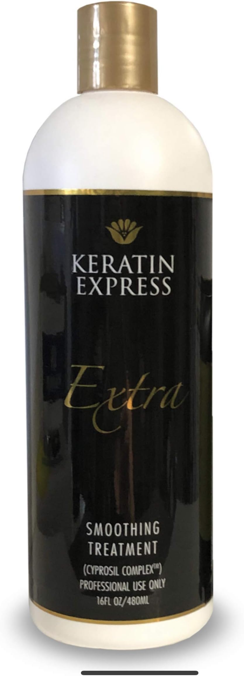 Keratin Express Extra Smoothing Treatment for Frizzy Hair up to 6 Weeks, 16 fl oz. Contains Formaldehyde, Not for Pregnant Women or Children.