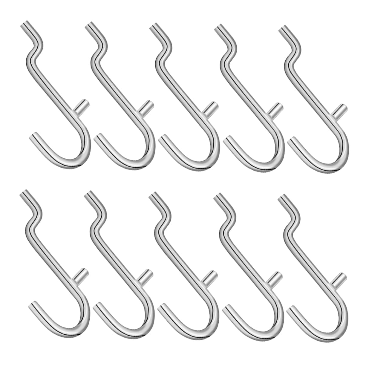 SEWOART Pegboard Accessory Kit Pcs Metal Hooks Storage Hooks for Garage Kitchen Office Heavy Duty